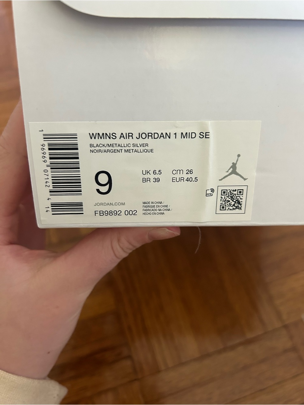 Air Jordan 1 Low - Metallic Silver & Black womens Sneakers - Picture 3 of 12